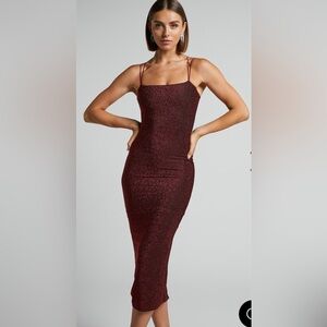 Showpo Keep The Party Going Lurex Dress